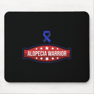 Alopecia Awareness Hair Loss Warrior Therapy Survi Mouse Mat