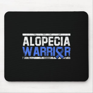 Alopecia Awareness Hair Loss Warrior Tool Flag Sur Mouse Mat