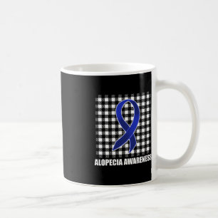 Alopecia Awareness Hair Loss Warrior USA Flag Surv Coffee Mug
