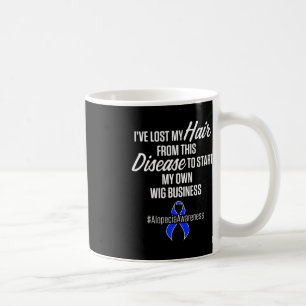 Alopecia Awareness Hair Loss Warrior Wig Survivor Coffee Mug