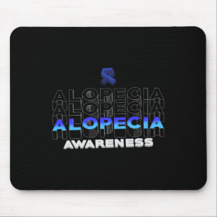 Alopecia Awareness Hair Loss Warrior Winning Survi Mouse Mat