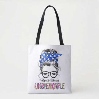 Alopecia Awareness Ribbon Support Gifts Tote Bag