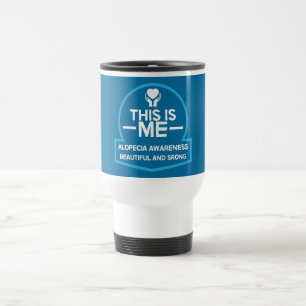 alopecia awareness Support Gifts Travel Mug