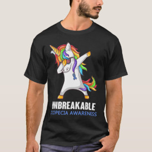 Alopecia Awareness UNBREAKABLE For Women Men T-Shirt