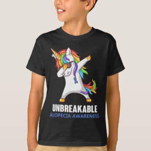 Alopecia Awareness UNBREAKABLE For Women Men  T-Shirt