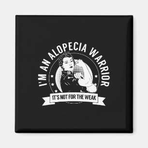 Alopecia Warrior NFTW  - Alopecia Awareness Magnet