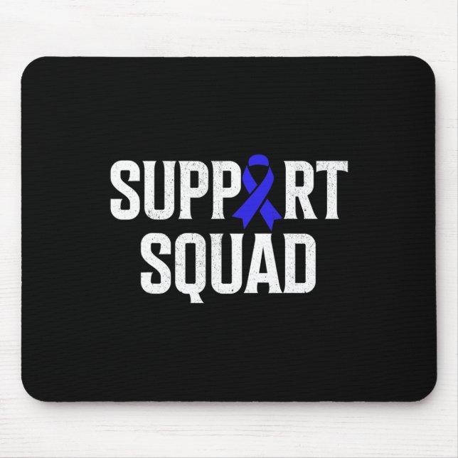 Alopecia Warrior Support Squad Alopecia Awareness  Mouse Mat (Front)
