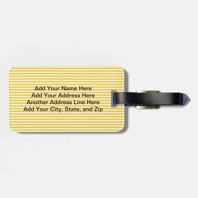 Alot of BS Luggage Tag (Back Horizontal)