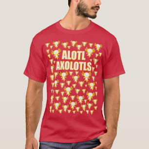 Alotl Axolotls A Lot of Yellow Axolotls Cute Salam T-Shirt
