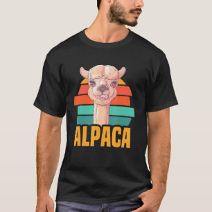 Alpaca And Llama Animal Animals Alpaca Hike Llama T-Shirt