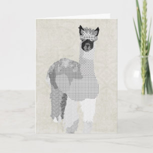 Alpaca Art Thank You Card