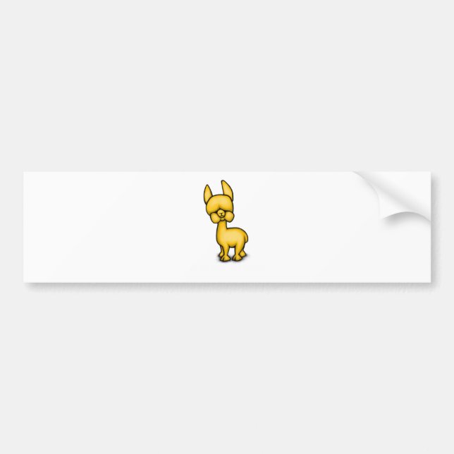 Alpaca Bumper Sticker (Front)