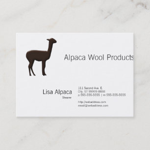 Alpaca Business Card