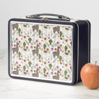 Alpaca Cactus Floral Pattern Animal Lover