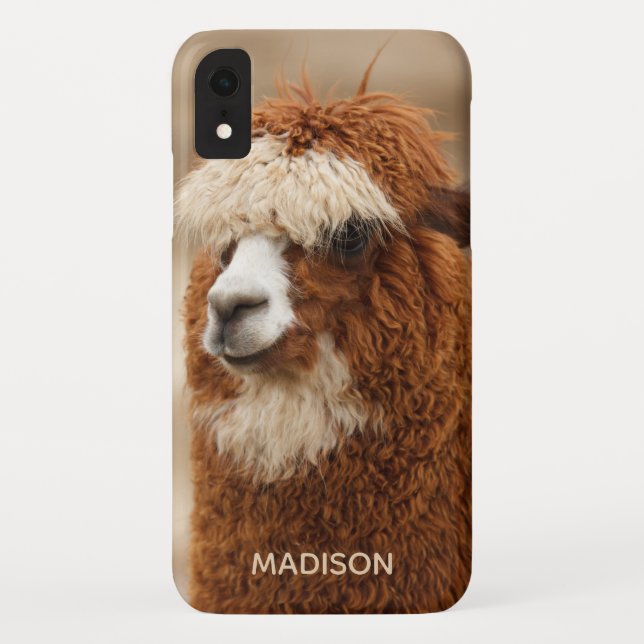 Alpaca custom name phone cases (Back)