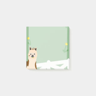 Alpaca Eating Dandelions Sticky notes