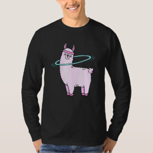 Alpaca Fitness Dance Hula Hoop T-Shirt