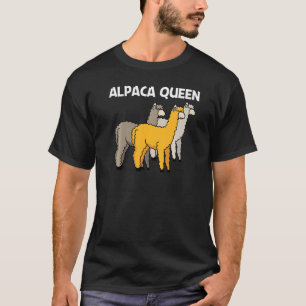 Alpaca For Women Mom Camelid Mammal Animal T-Shirt