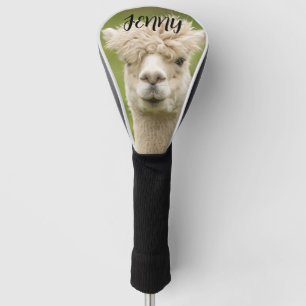 ALPACA FUNNY CUSTOM GOLF DRIVER COVER 
