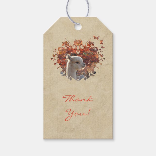 Alpaca Gift Tags (Front)