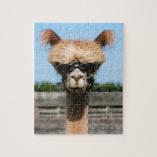Alpaca Head of PR Jigsaw Puzzle