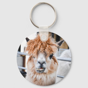 alpaca key ring