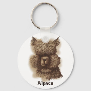 Alpaca Key Ring
