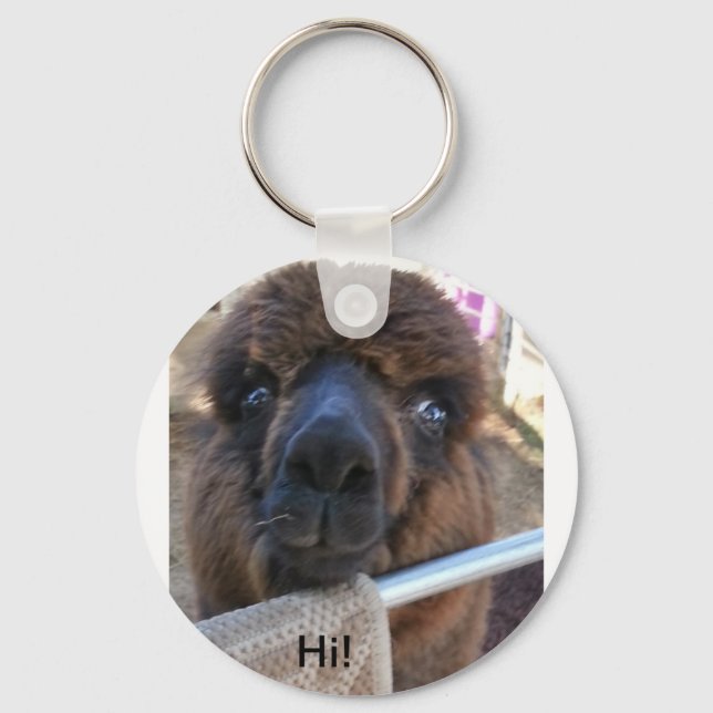 Alpaca Keychain (Front)
