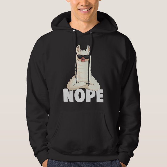 Alpaca Kids Boys Girls Women Alpaca Llama Hoodie (Front)