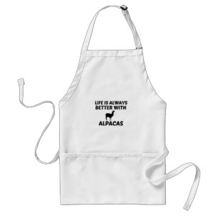 ALPACA LIFE IS BETTER STANDARD APRON