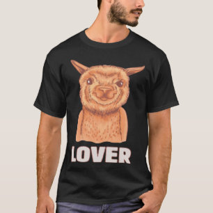 Alpaca Llama Alpacalypse Animal Zookeeper Smoke W T-Shirt