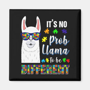 Alpaca Llama Animal Autism Awareness T Shirt Magnet
