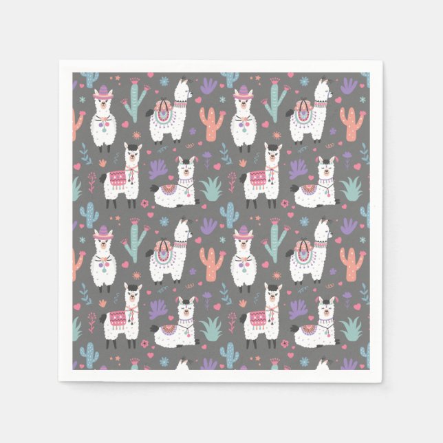 Alpaca/Llama Napkin (Front)