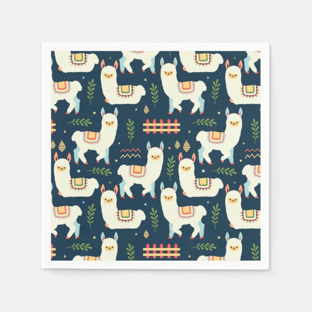 Alpaca/Llama Napkin (Front)