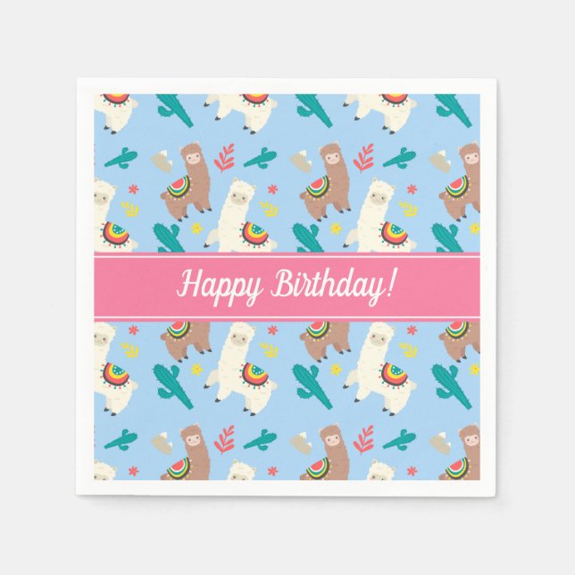 Alpaca/Llama Napkin (Front)