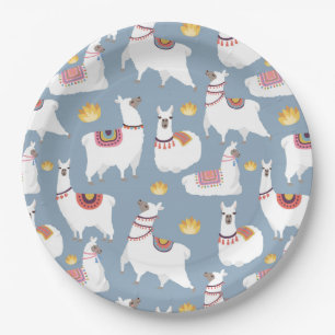 Alpaca/Llama Paper Plate