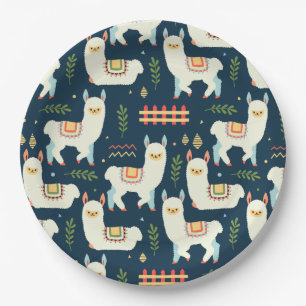 Alpaca/Llama Paper Plate