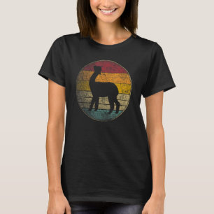 Alpaca Llama Retro Style Vintage 80s Men Women T-Shirt