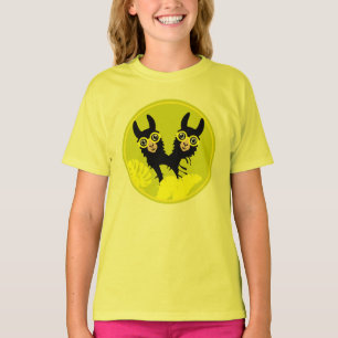Alpaca llama Twins T-Shirt