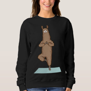 Alpaca Llama Yoga Sport Gymnastics Gymnastic Sweatshirt