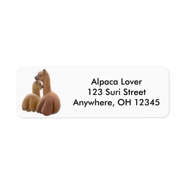 Alpaca Love Label (Front)