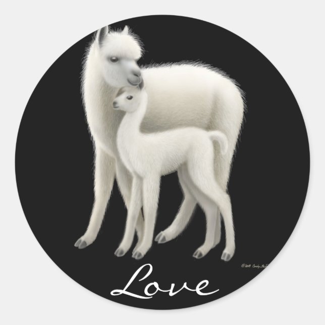 Alpaca Love Sticker (Front)