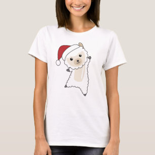 Alpaca Merry Christmas Winter Animals Alpacas T-Shirt