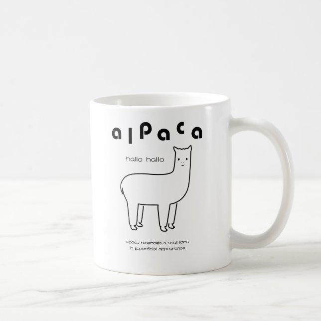 alpaca Mug (Right)