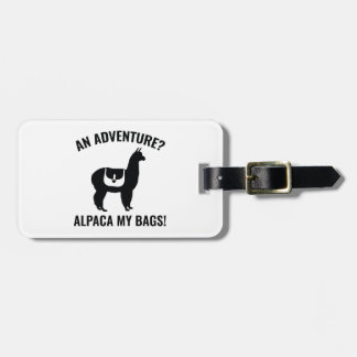 Alpaca My Bags Luggage Tag