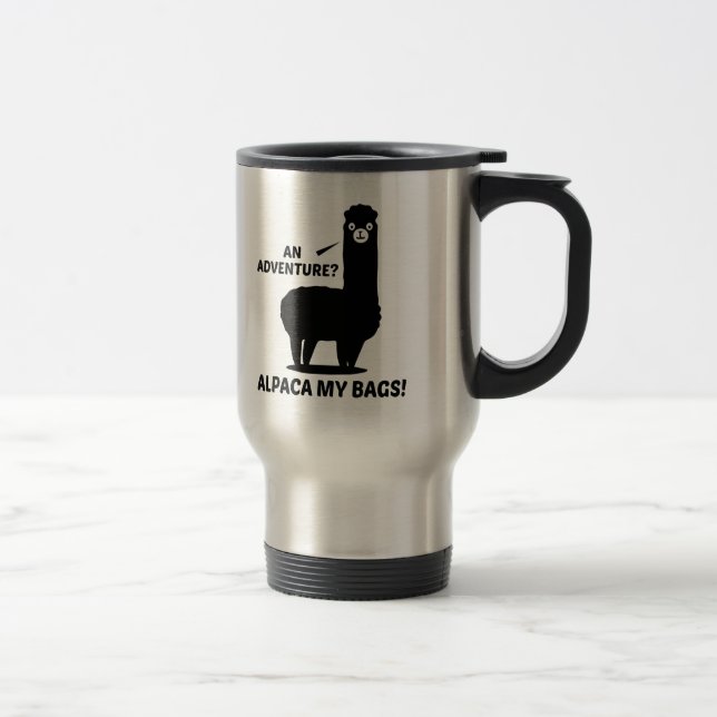 Alpaca My Bags Travel Mug (Right)