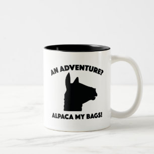 Alpaca My Bags Two-Tone Coffee Mug