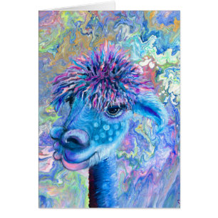 Alpaca - Nora note card