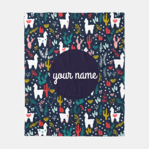 Alpaca Personalised Blanket