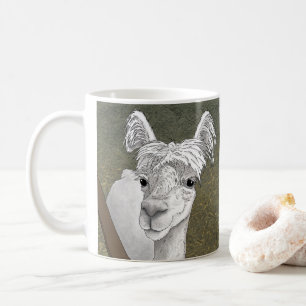 Alpaca Portrait 2 Coffee Mug